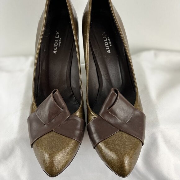Elegant Brown Leather Heels - Picture 3 of 8